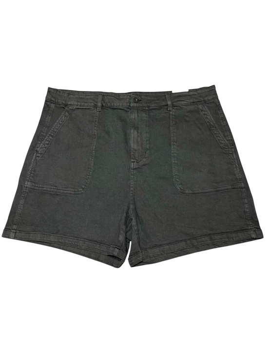 Dex Pants - Dex SARA High-Rise Denim Shorts Sz 24 Washed Black Mom Utility Shorts 90s Style
